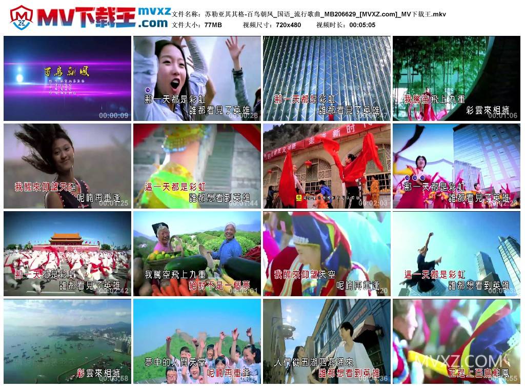 苏勒亚其其格-百鸟朝凤_国语_流行歌曲_MB206629